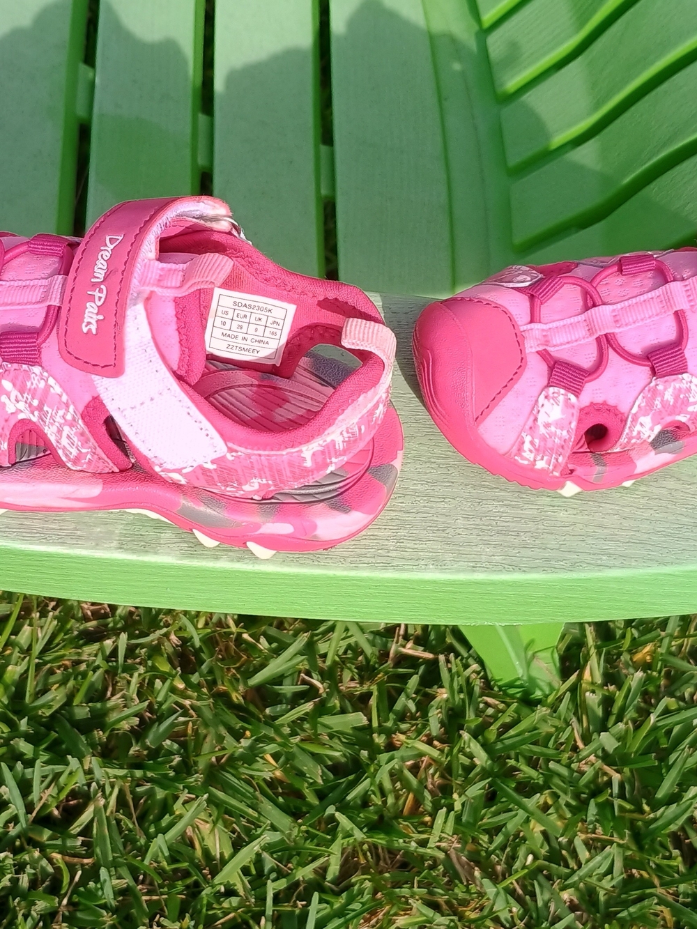 Kids Pink Sport Sandals -